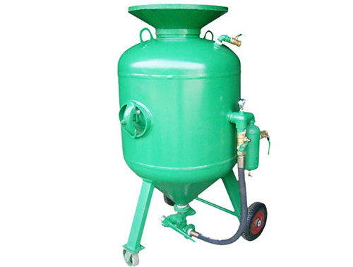 移動(dòng)開(kāi)放式噴砂機(jī)1